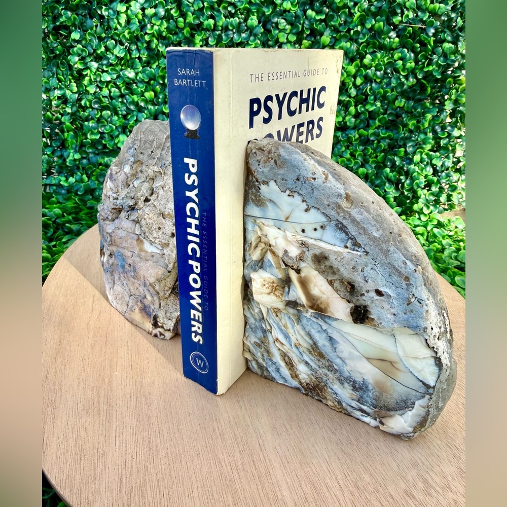 Agate Bookends || Double sided